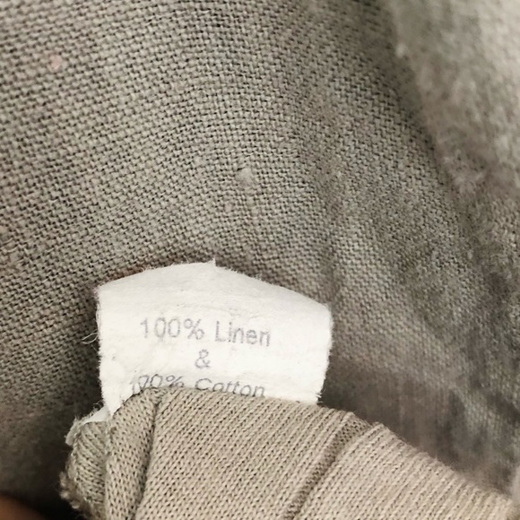 Fenini Linen and Ribbed Cotton Shirt/Jacket - Medium - Picture 10 of 16